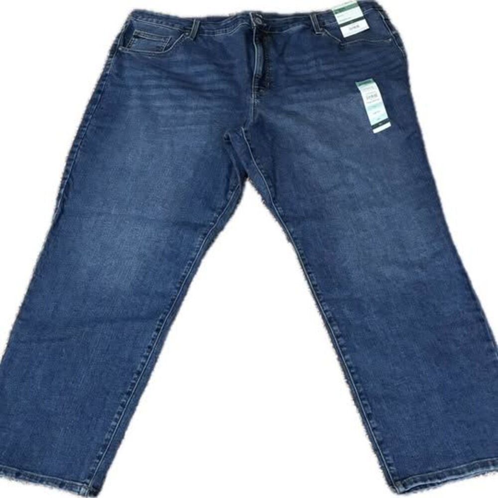 Terra & Sky High Rise Straight Leg Jeans Size 24W